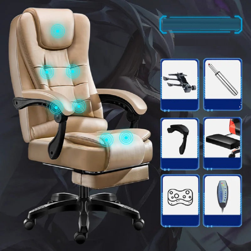Nadreau Genuine Leather Side Chair