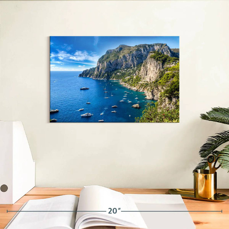 Gillard, île de Capri, H 8 po x l 12 po