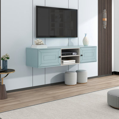 Meuble télé flottant pour téléviseur de 60 po ou moins Colis