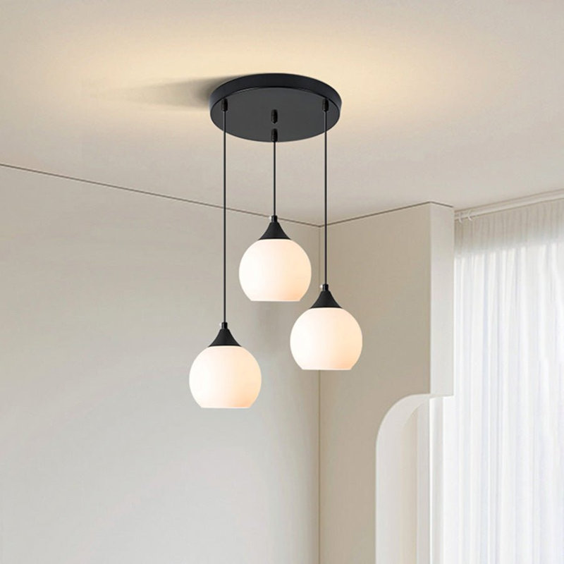Lustre à 3 lumières à intensité variable