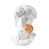 Orange / blanc sélectionné