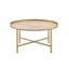 Table basse de salon de style plateau rond