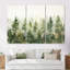 Ensemble de salon pin art minimaliste Dream - Tree Wall Art-107770133-107770131