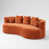 Chenille orange sélectionné