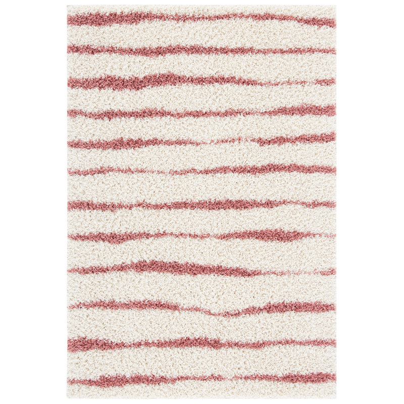 Glenarden Shag 600 Performance Striped Rug, Rectangle 5'3" x 7'6"
