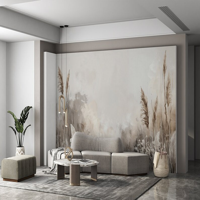 Chuchotement des herbes dans la brume d'automne, L 108 po x l 96 po