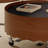 Modern round stone slab coffee table set