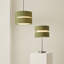 Blended Fabric Drum Pendant Shade-575583662-575583661