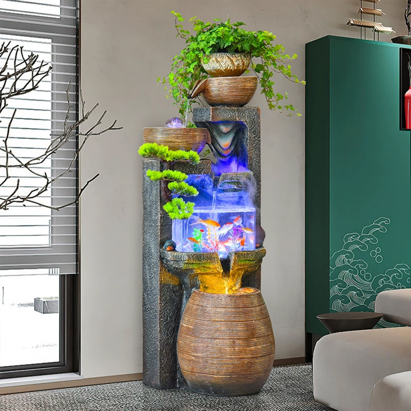 Acrylique + résine aquarium autoportant