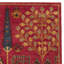 Tapis rouge en laine touffeté à la main Wahcheechee-74736731