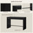 Boho Minimalist Wood Desk With Hidden Drawer-1055650053