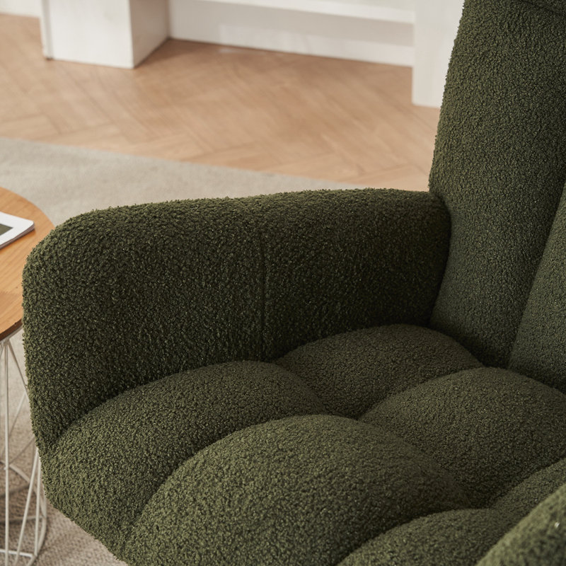 Chaise berçante Jeiny, Vert