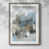 Distressed Silver Framed Paper