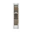 ZLINE Autograph 18 in. White Matte 68 Bottle Right Hinge Column Wine Cooler with Bronze Accents-45086014-45086015