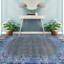Abstract Area Rug in Blue-69928336