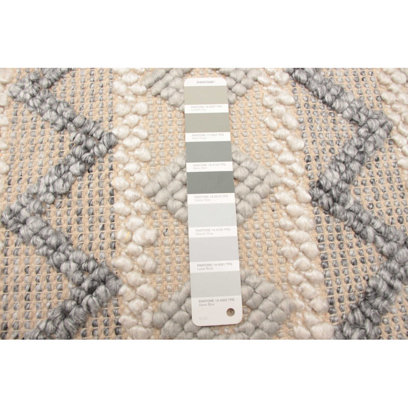 Tapis gris Sienna 5 pi x 7 pi 8 po