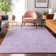 Premium Machine Washable Prisco Lilac Rug