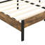 Structure de lit rembourrée moderne avec lumières DEL, rangement sous le lit et aucun sommier tapissier requis pour un confort et une commodité accrus-2009955259