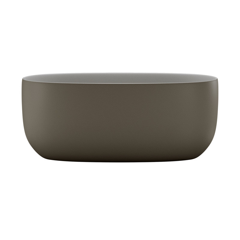 Compact 51 In Solid Surface Modern Tubs And Whirlpools Bathtub Bathroom