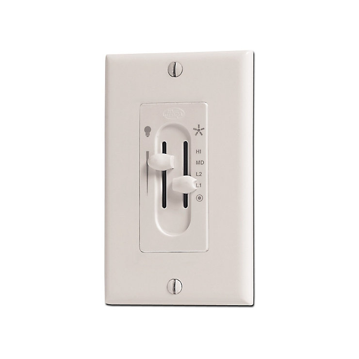Dual Slide Light and Ceiling Fan Wall Control