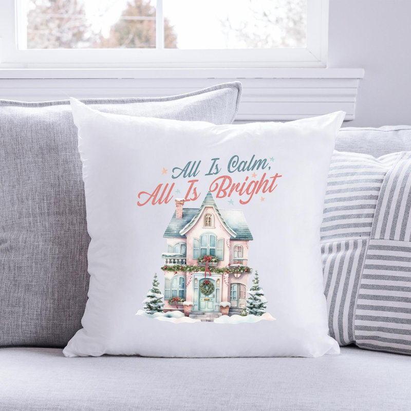 10 Sweet Christmas Reversible Throw Pillow, 18" x 18"