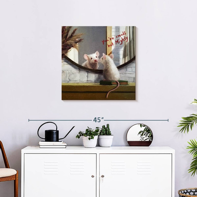 Crowle Mighty Mouse, 24" H x 24" W