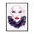 Toile avec cadre flottant noir