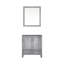 Gris délavé 30 po W Bath Vanity, 22 P, 28 Miroir, tiroir, armoire intérieure et tablette pour placer les produits entièrement assemblés, tiroir de rangement