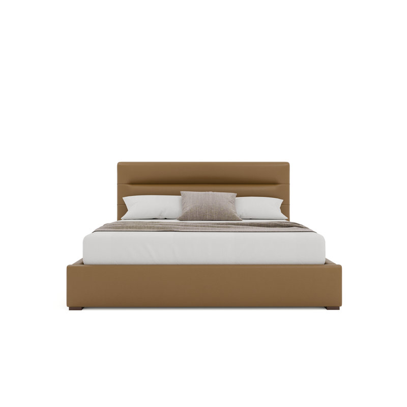 Dezyah Upholstered Standard Bed, Caramel, King