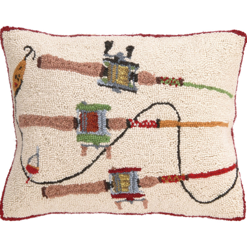 Coussin décoratif en laine