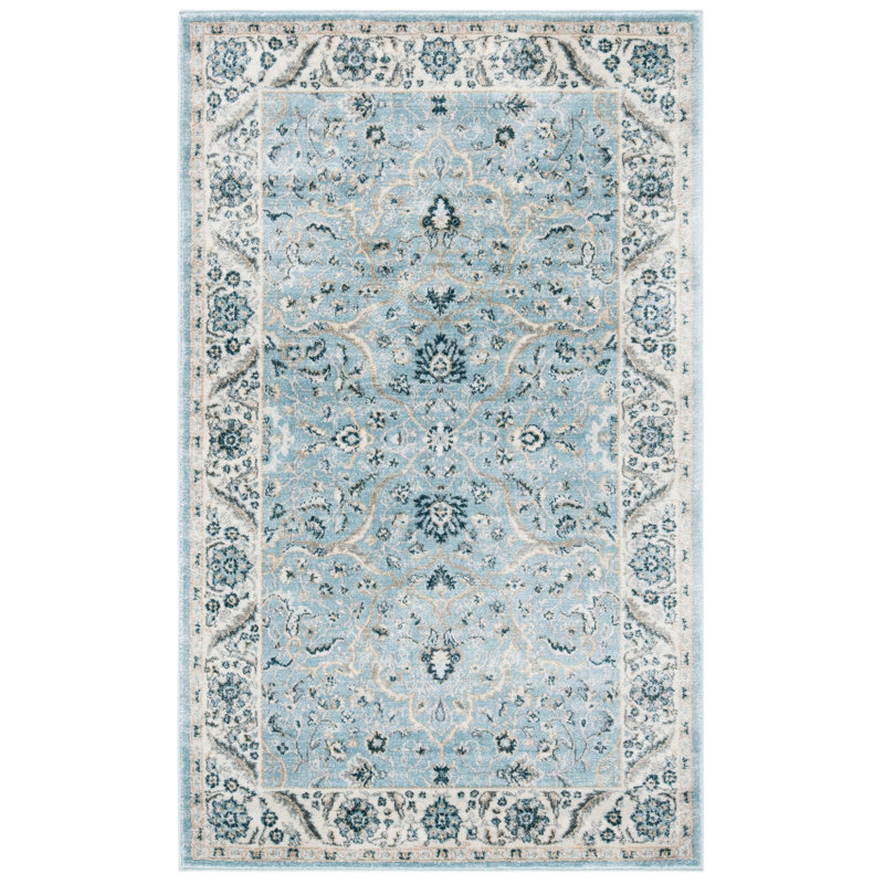 Delmer Performance Oriental Rug, Rectangle 9' x 12'