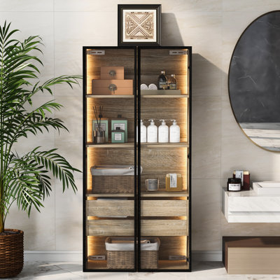 Faulkland Freestanding Linen Cabinet
