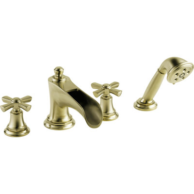 Rook® Double Handle Deck Mounted Roman Tub Faucet