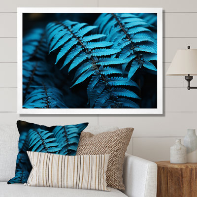 Ferns Turquoise Whimsy I - imprimé