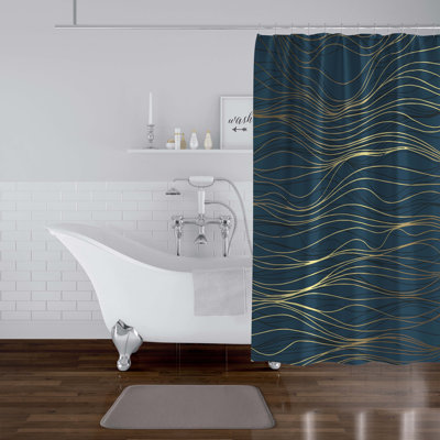 Rideau de douche simple