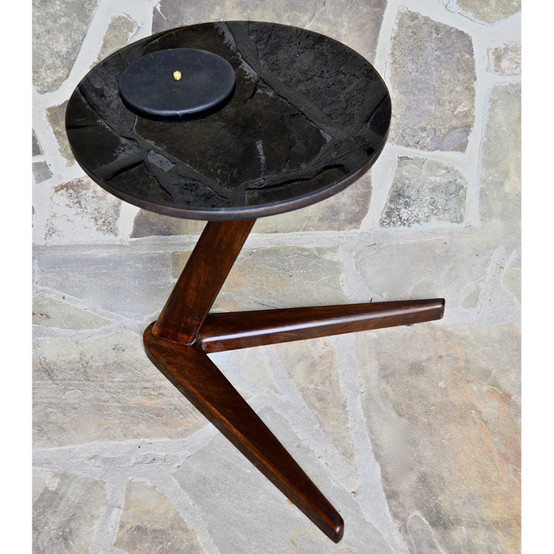 Droid End Table, Cherry