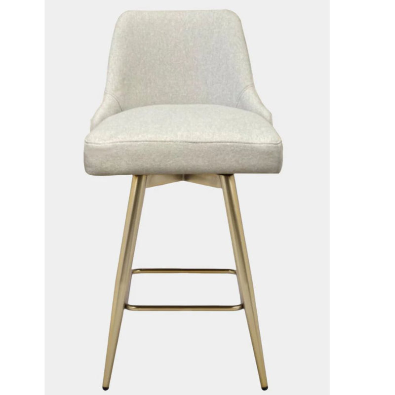 Tabouret Mid-Century, Beige