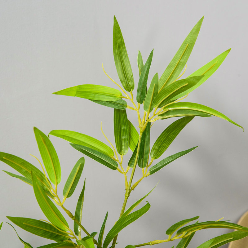 120cm Faux Bamboo Plant in Cement Pot
