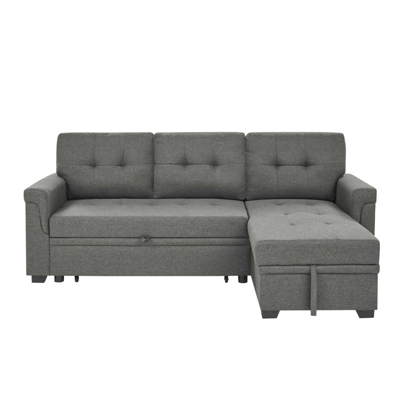 86'' Upholstered Pull-Out Sofa Bed