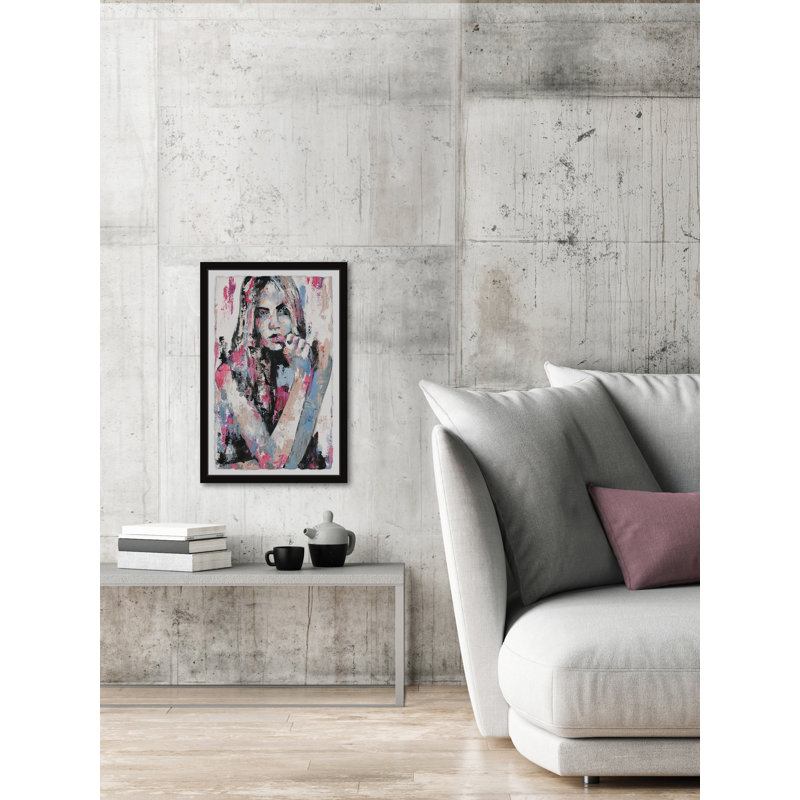" Cross Arm " by Marmont Hill Painting Print, 12" H x 8" W x 1.5" D