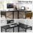 Pinank L-Shaped Computer Desk