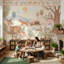 Murale forêt fantaisiste avec papier peint forêt-1490402594-1490402592
