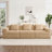 Modern Modular 3-Seat Sofa Couch