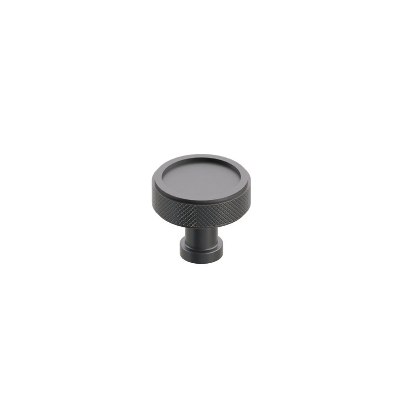 Pommeau de garde-robe à tige ronde en bronze huilé 1-3 / 4 po Emtek, Bronze frotté à l'huile, 1 3/4"