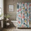 Minimal Tropics - Rideau de douche standard 1 pièce-875823666