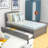 Twin Platform Bed with Trundle-1346714768