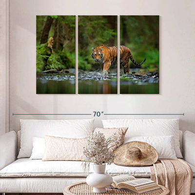 Brampt Tiger In The River