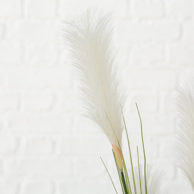 39.25'' Artificial Pampas Grass Plant in Pot Primrue