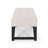 Contemporary With Waffled Stitch Cover And Geometric Leg Frame Modern Button- Padding Stylish Legs