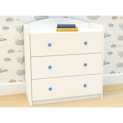 Plyler 88cm W 3 - Drawer Chest of Drawers